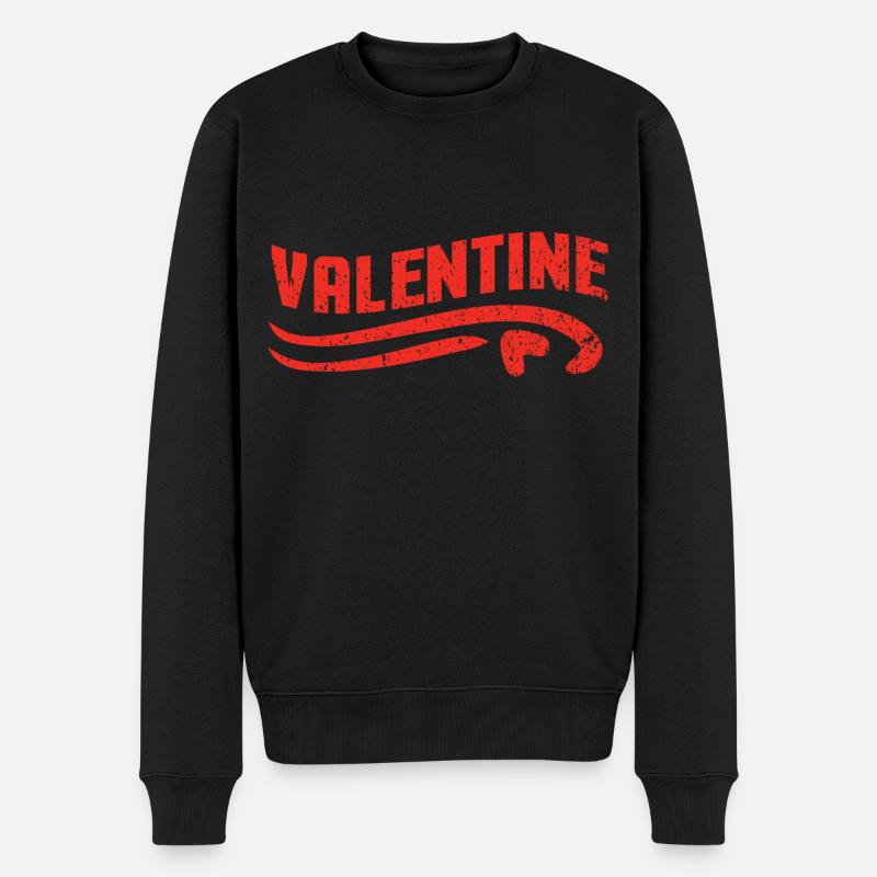 Valentine - Pull Premium bio Homme - noir