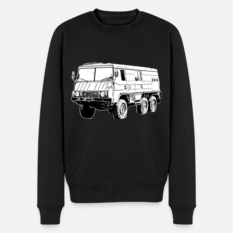 Pinzghauer710K - Männer Premium Bio Pullover - Schwarz