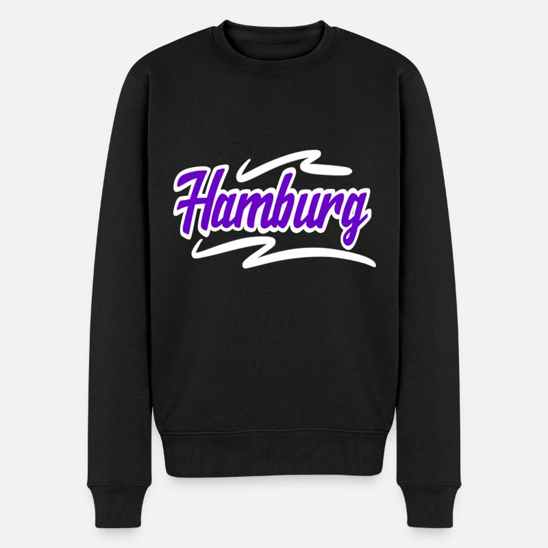 Hambourg - Pull Premium bio Homme - noir