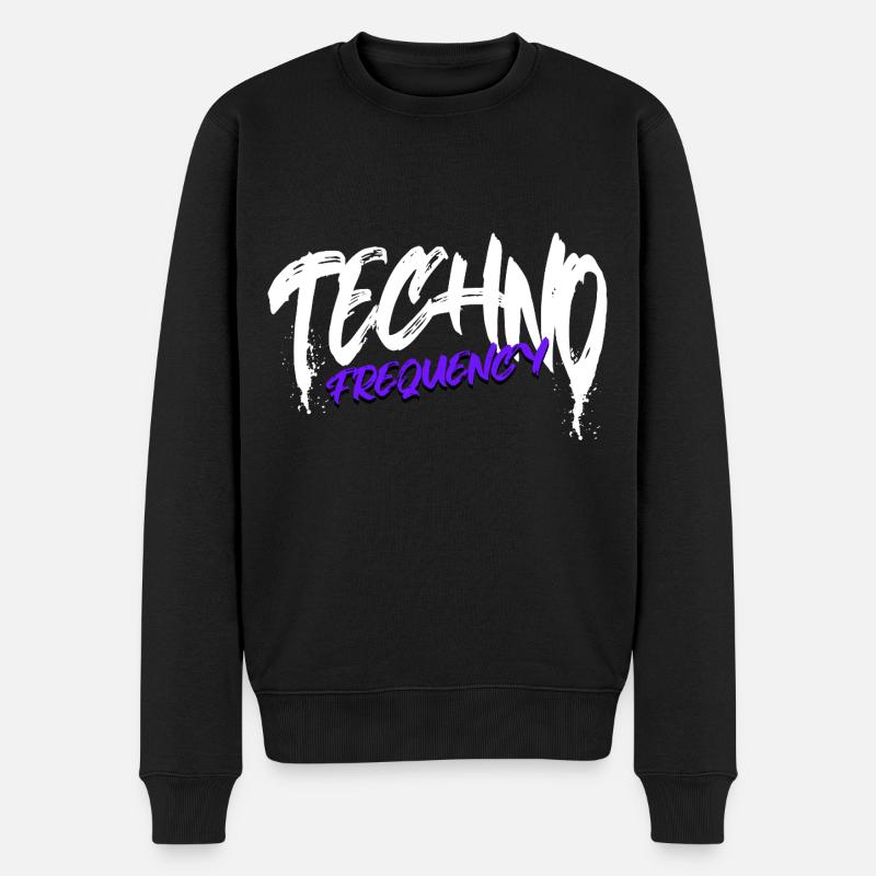 Techno - Pull Premium bio Homme - noir