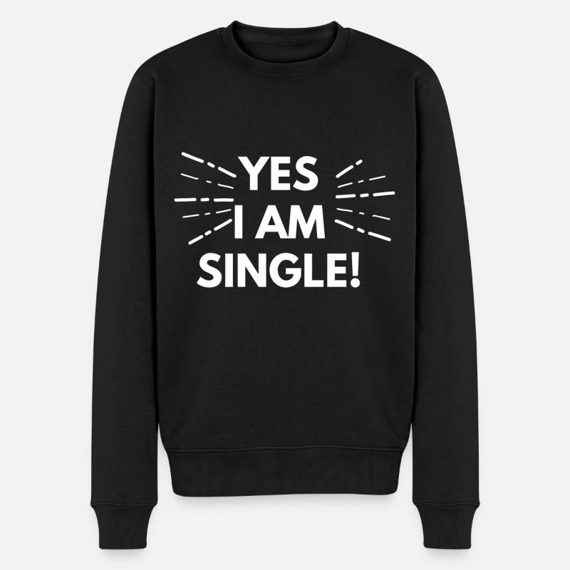 Célibataire - Pull Premium bio Homme - noir