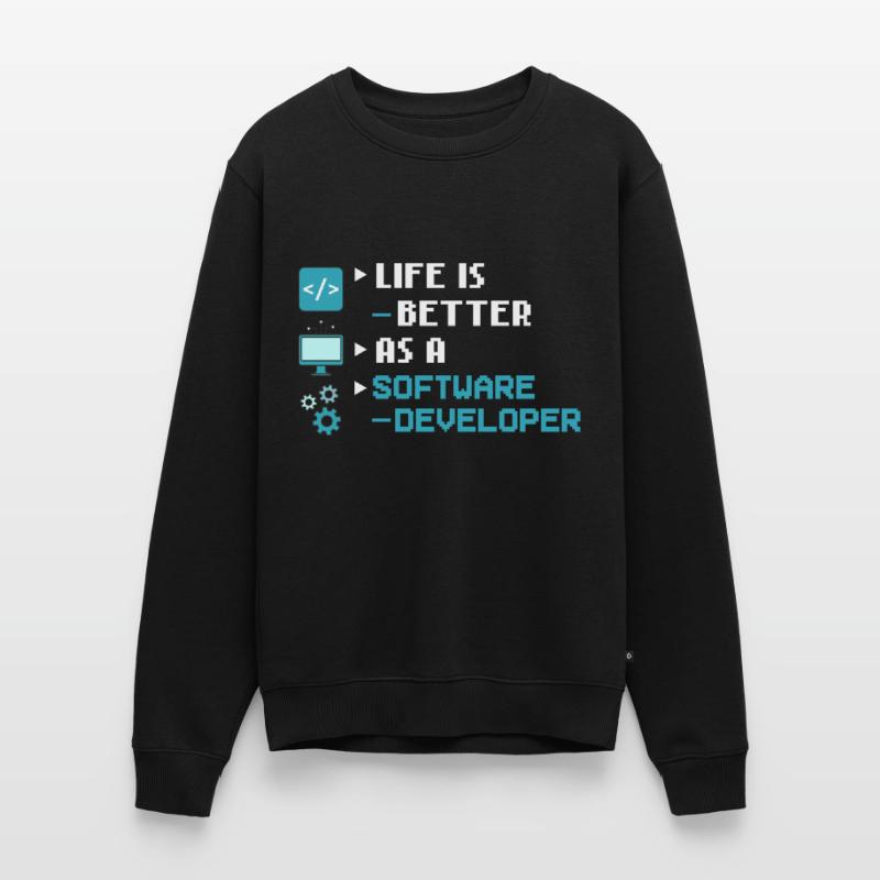 Software Development Software Developer Developer Men's Premium Organic Jumper
