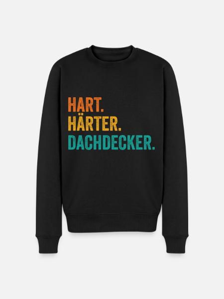 Dachdecker - Männer Premium Bio Pullover - Schwarz