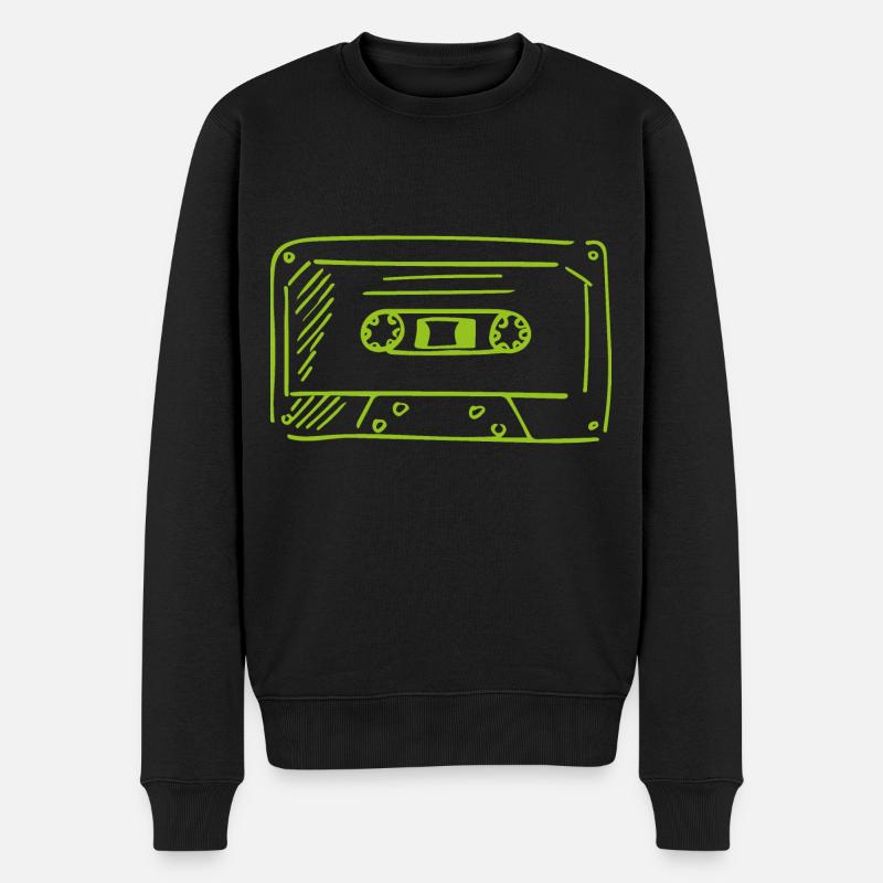 Cassette - Pull Premium bio Homme - noir