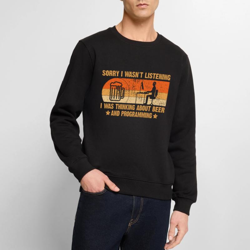 Coder Developer Programmer Coding IT Computer Men's Premium Organic Jumper