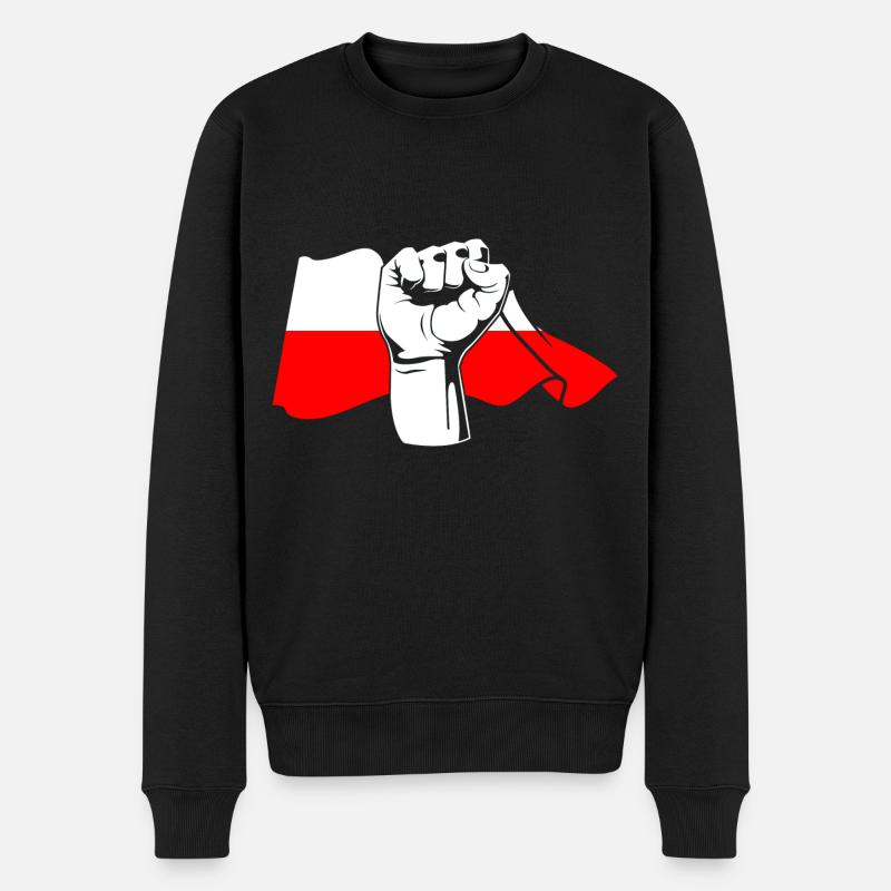 Faust Pole Polska Pologne - Pull Premium bio Homme - noir