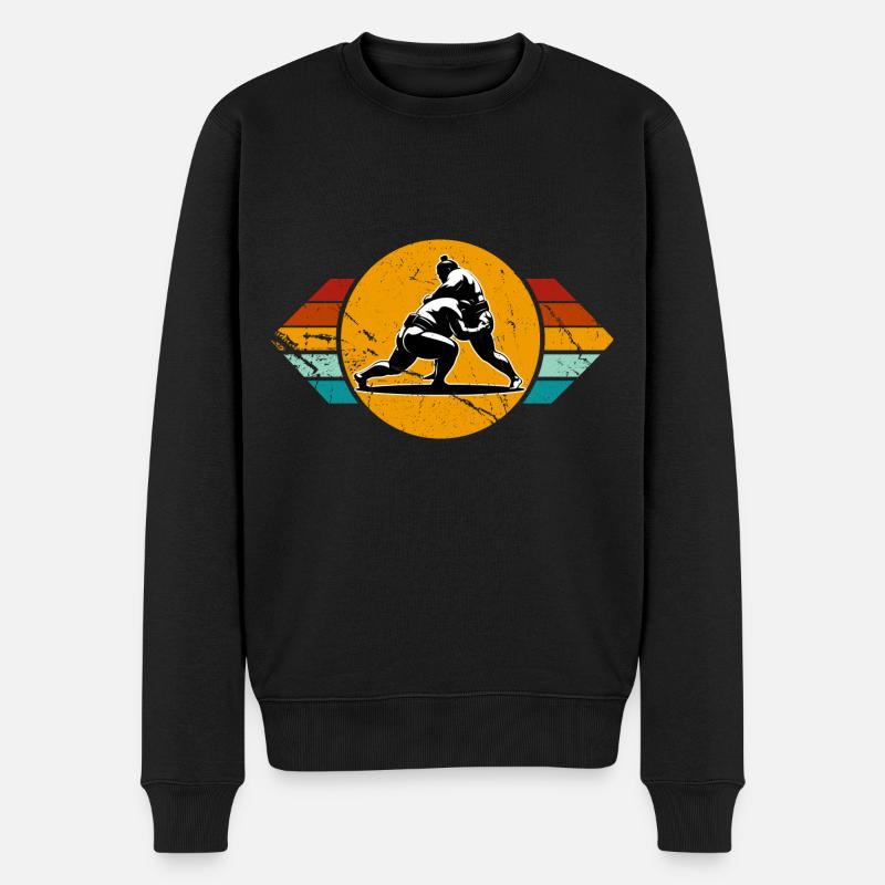 Sumo - Pull Premium bio Homme - noir