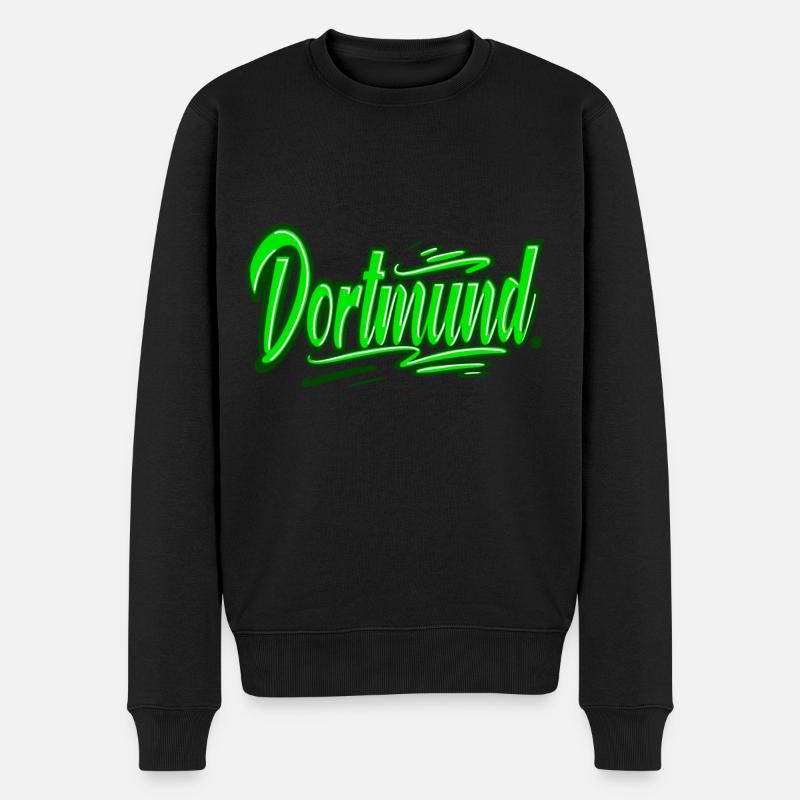 Dortmund - Männer Premium Bio Pullover - Schwarz