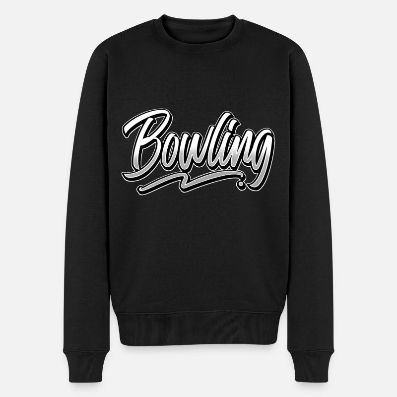 Bowling - Pull Premium bio Homme - noir