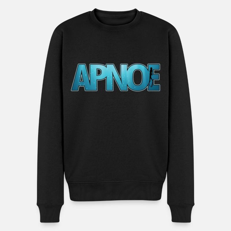 Apnée Cadeau d’apnée - Pull Premium bio Homme - noir