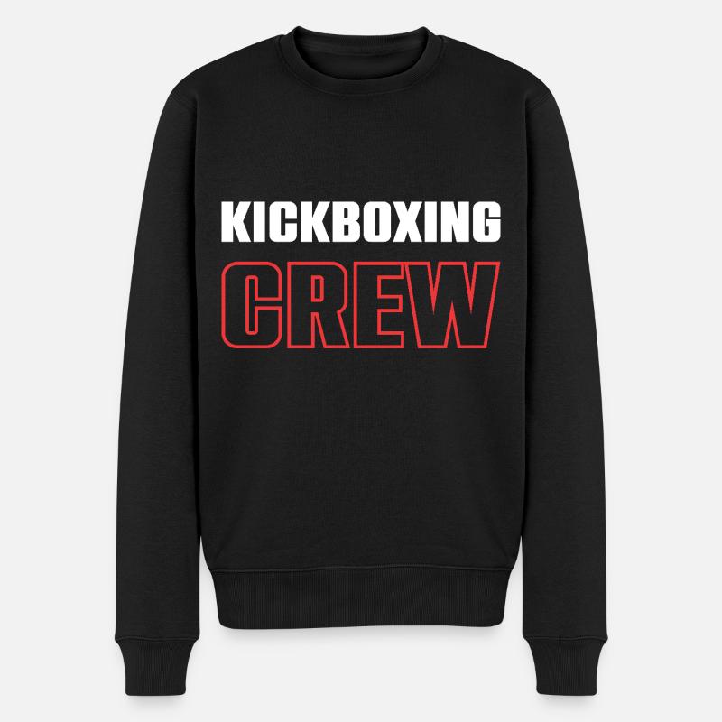 Kickboxing Crew - Männer Premium Bio Pullover - Schwarz