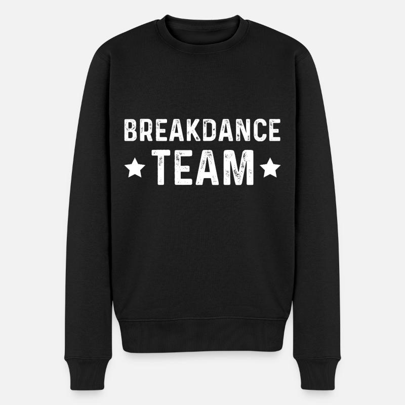 Équipe de breakdance - Pull Premium bio Homme - noir