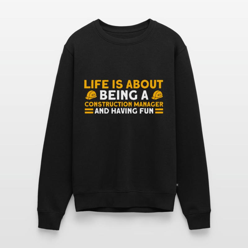 Fun Foreman Construction Manager Construction Project Men's Premium Organic Jumper