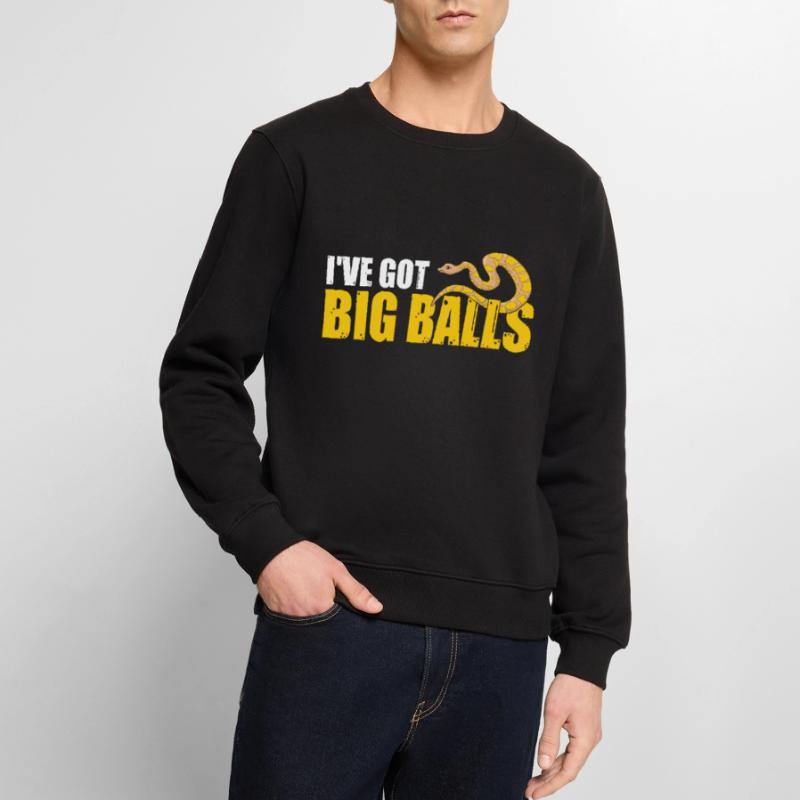 King python design for snake lovers Men's Premium Organic Jumper