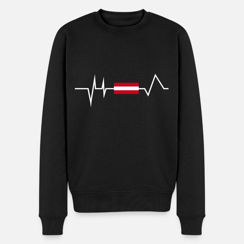 Autriche - Pull Premium bio Homme - noir