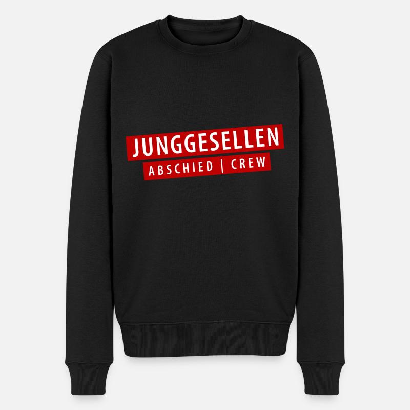 Junggesellenabschied Jga Crew Party - Männer Premium Bio Pullover - Schwarz