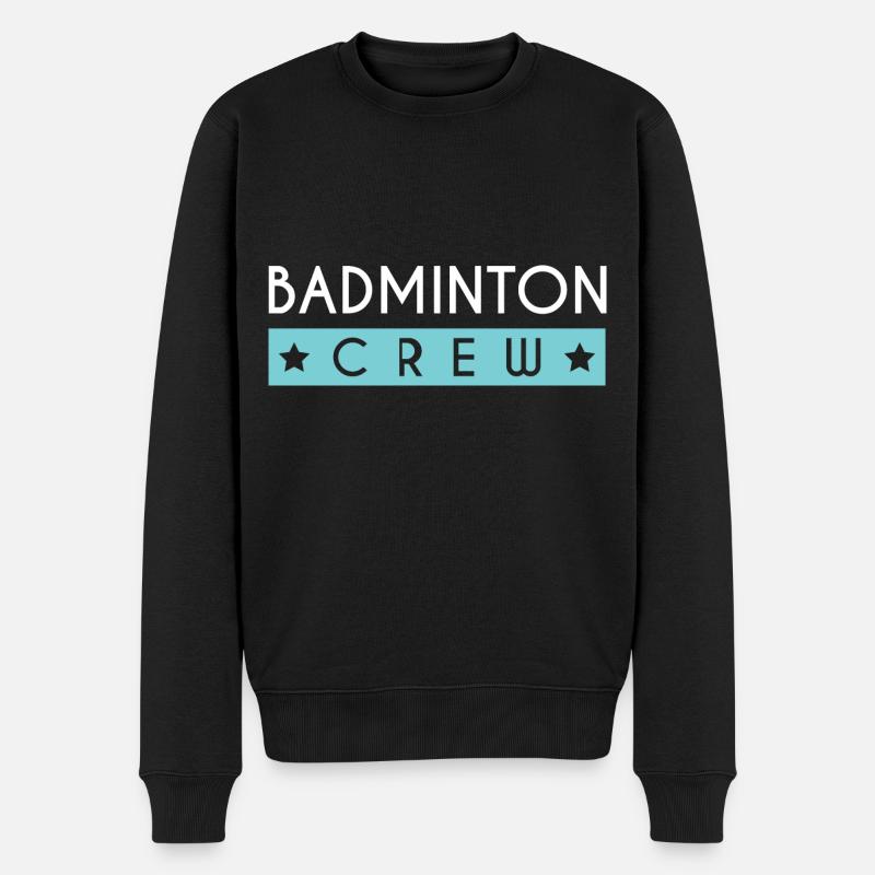 Équipe de badminton - Pull Premium bio Homme - noir