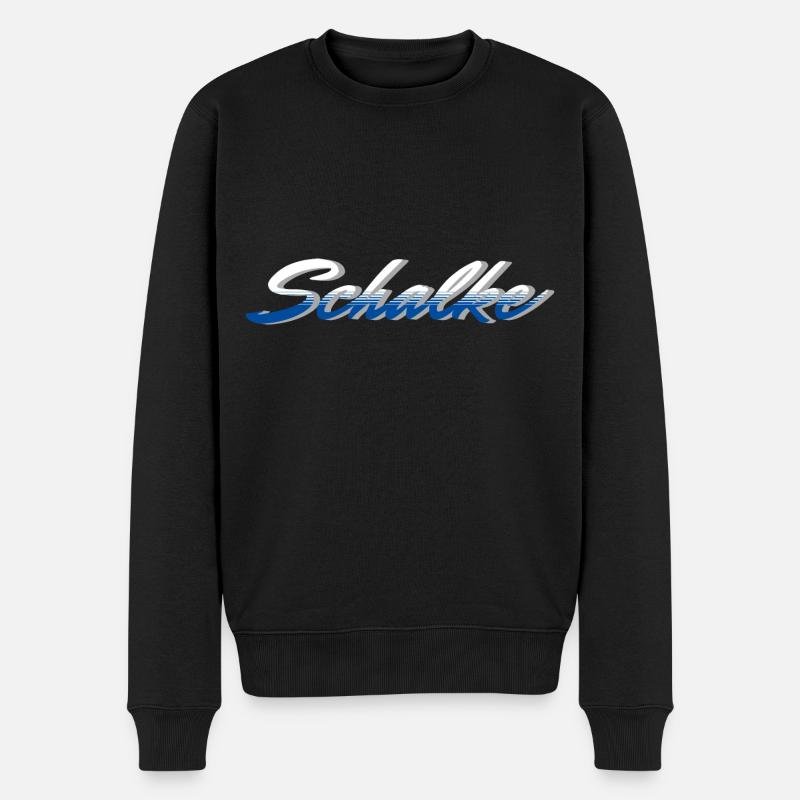 Schalke - Männer Premium Bio Pullover - Schwarz