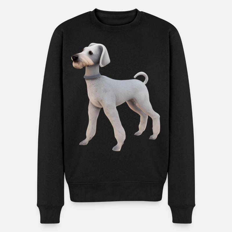 Bedlington Terrier - Pull Premium bio Homme - noir
