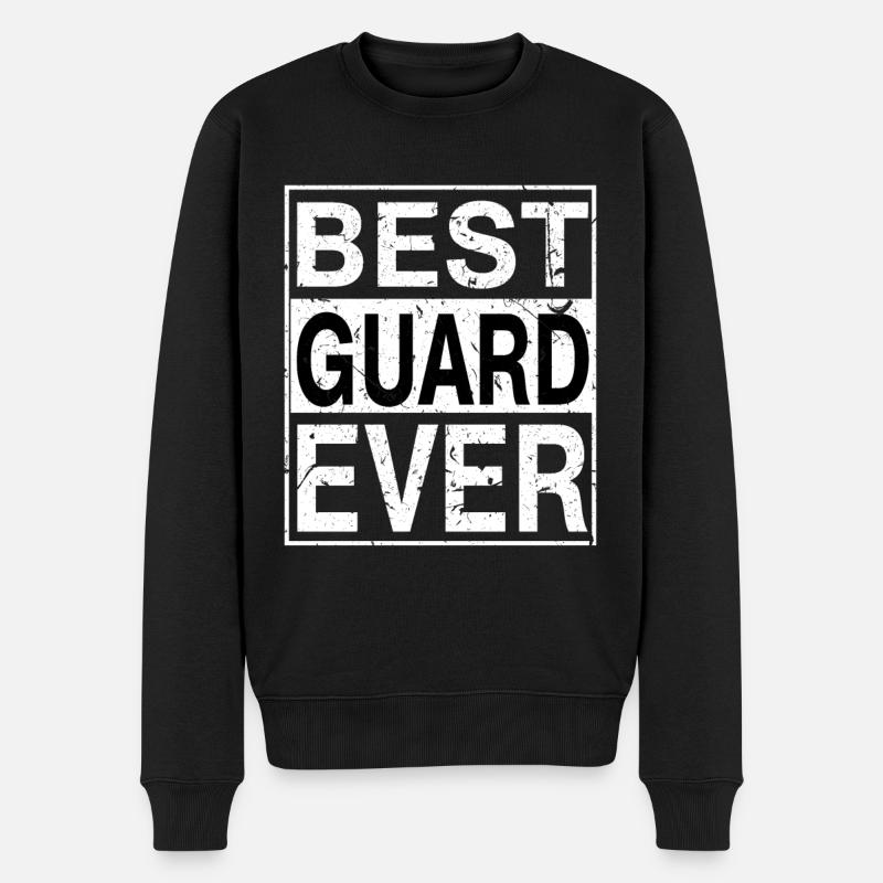 Best Guard ever Guard Gift - Men's Premium Organic Jumper - black