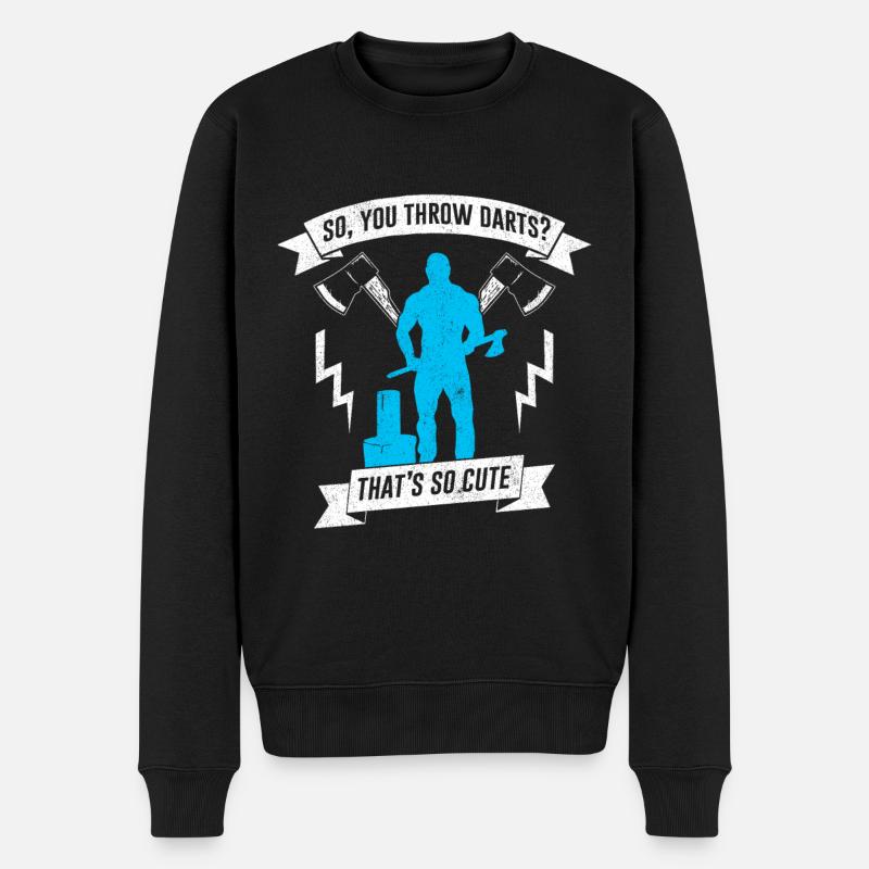 lumberjack - Men's Premium Organic Jumper - black