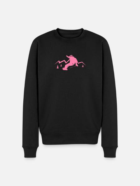 Snowboard snowboarding snowboarder snowboarder - Men's Premium Organic Jumper - black