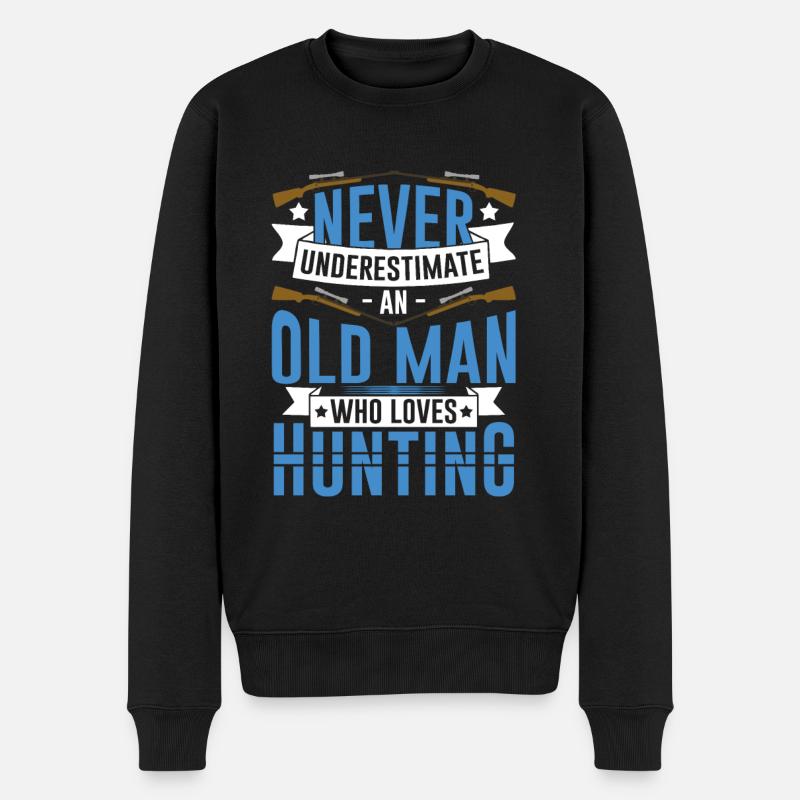 Chasser - Pull Premium bio Homme - noir