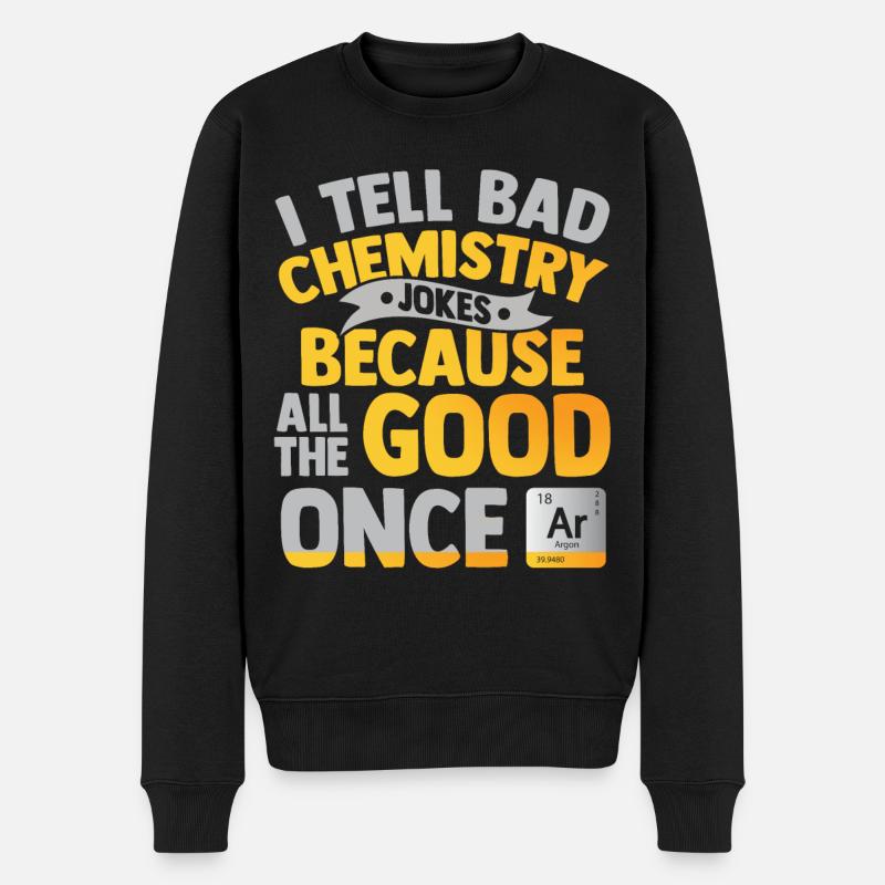 chimie - Pull Premium bio Homme - noir