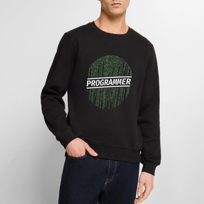 Programmer programmer coding Men's Premium Organic Jumper