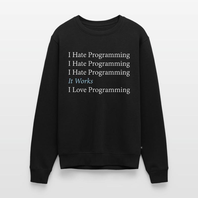 Je déteste le codage du programmeur de programmation Pull Premium bio Homme