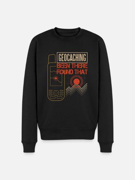 Geocaching Geocacher Cache Geocache - Men's Premium Organic Jumper - black