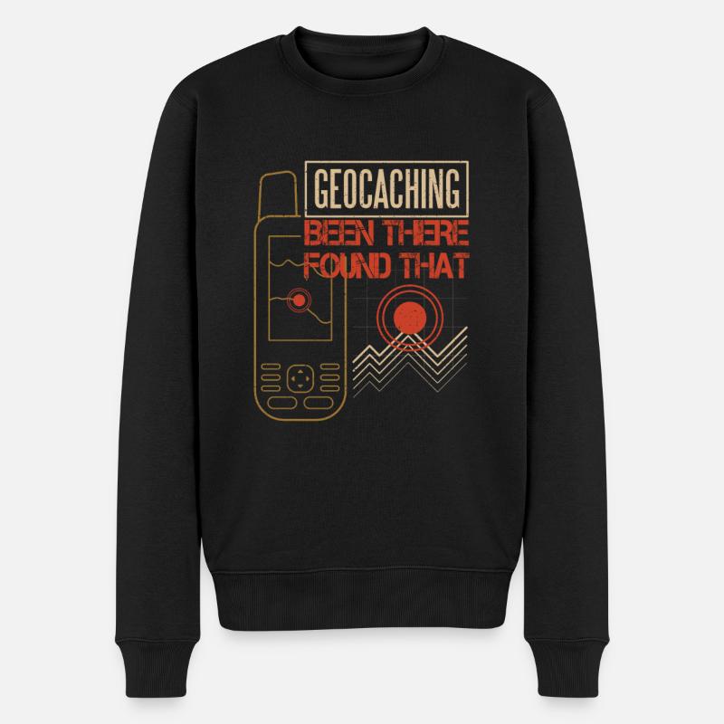 Geocaching Geocacher Cache Geocache - Pull Premium bio Homme - noir