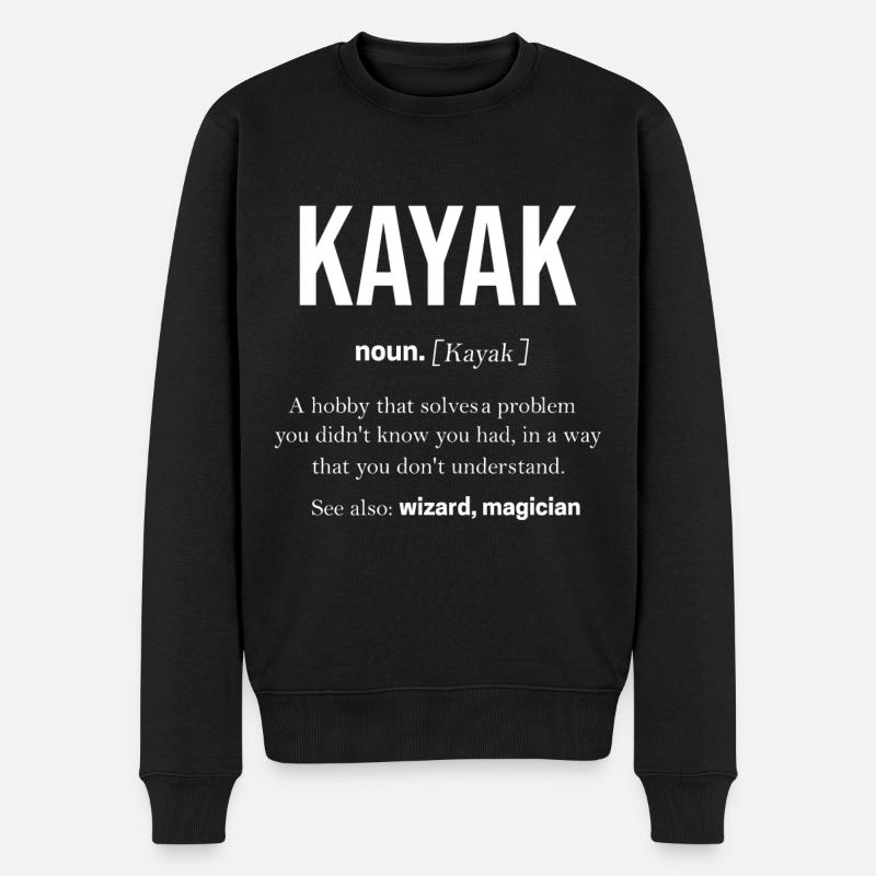 kayak - Pull Premium bio Homme - noir