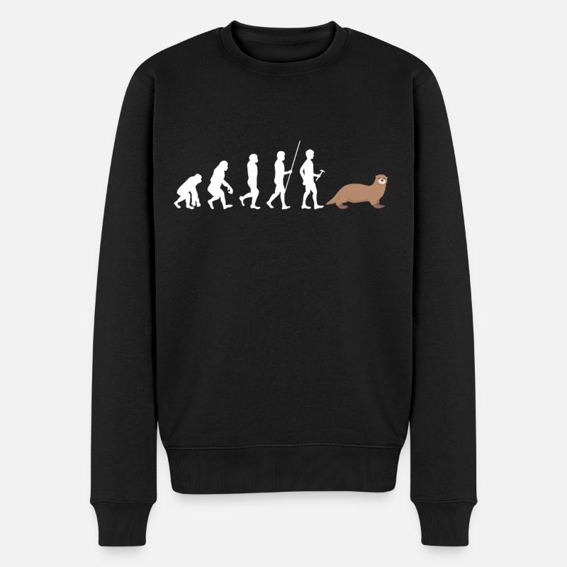 loutre - Pull Premium bio Homme - noir