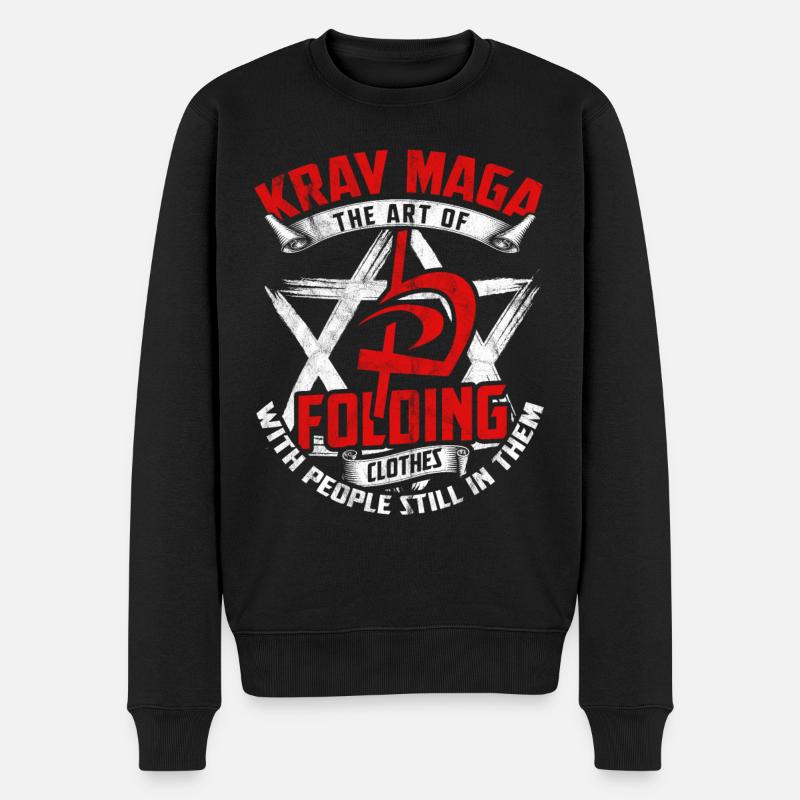 Krav Maga - Pull Premium bio Homme - noir