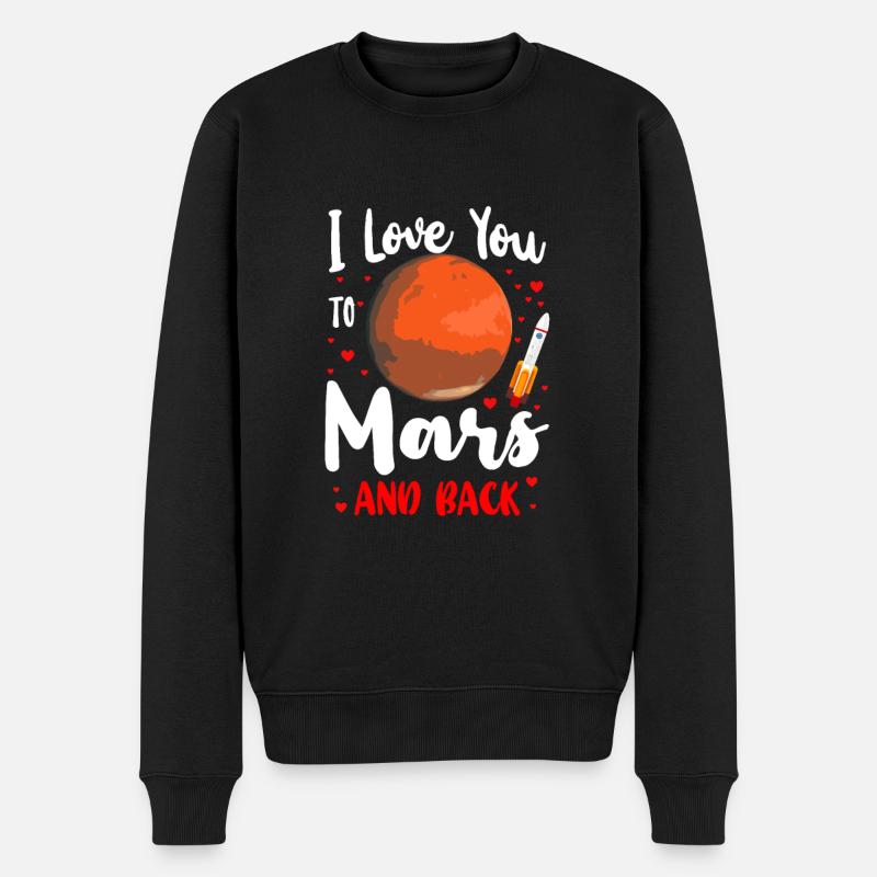 Mars - Pull Premium bio Homme - noir