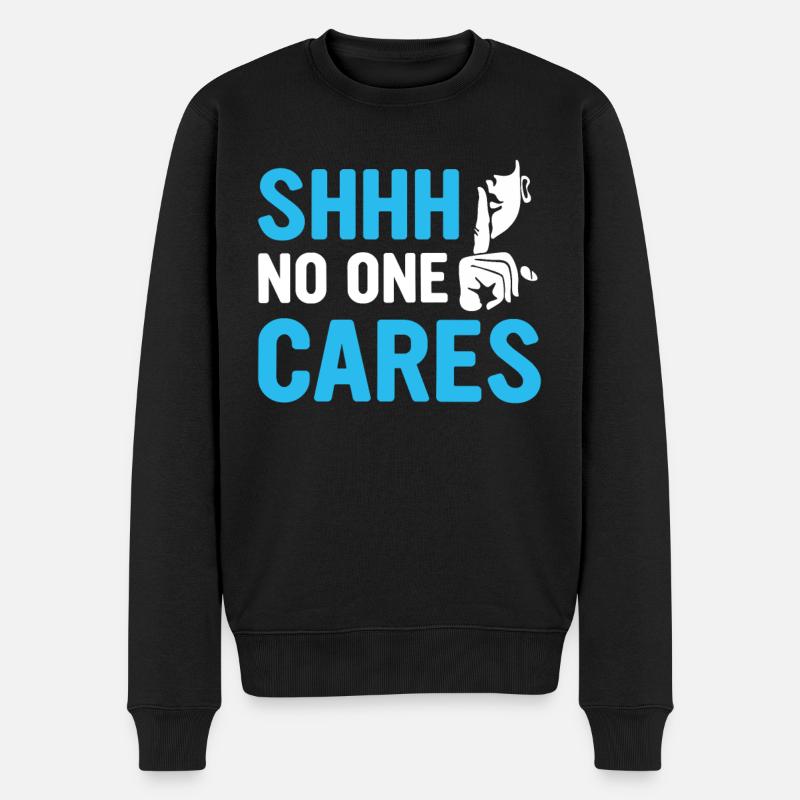 chut personne ne s'en soucie - Pull Premium bio Homme - noir