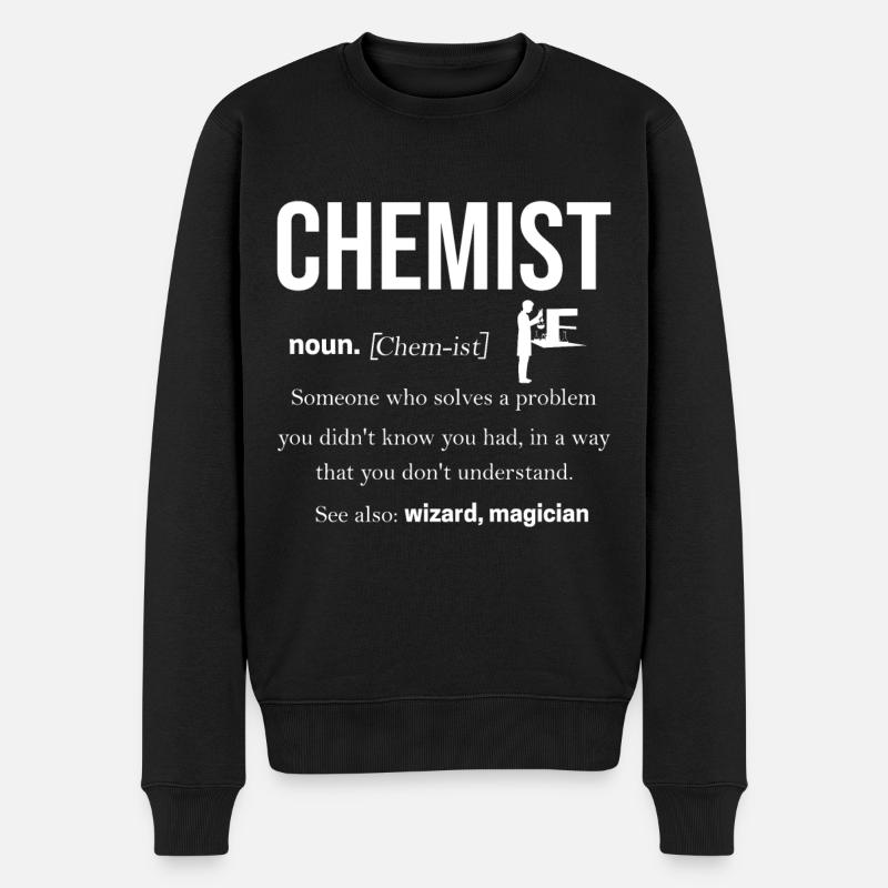 chimie - Pull Premium bio Homme - noir