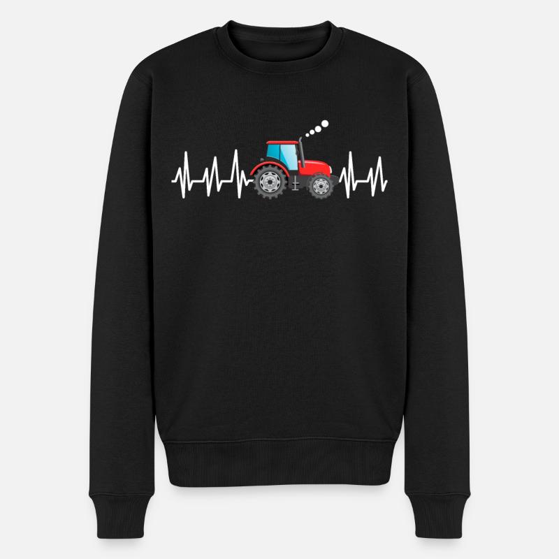 tracteur - Pull Premium bio Homme - noir