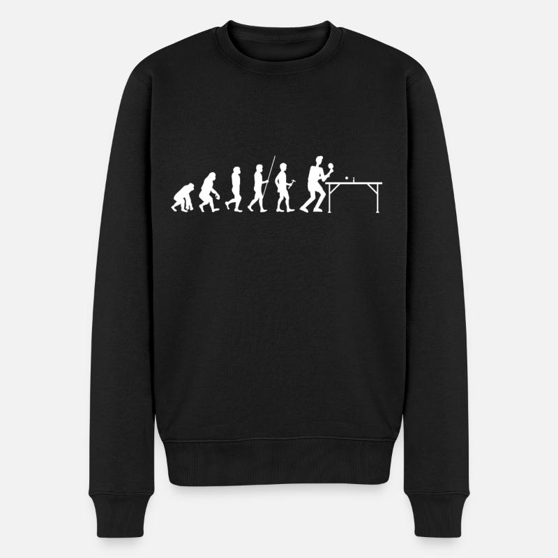 Ping pong - Pull Premium bio Homme - noir