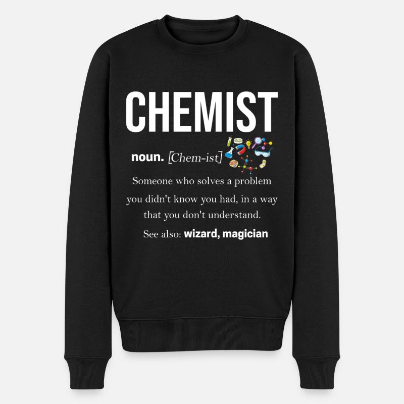 chimie - Pull Premium bio Homme - noir