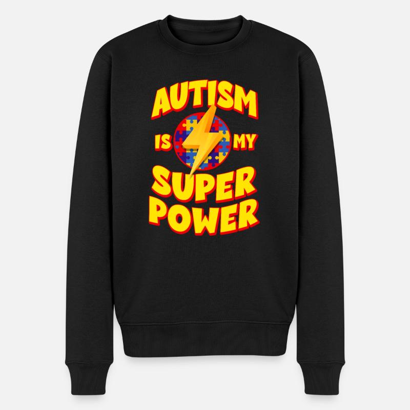 Autisme Conscience - Pull Premium bio Homme - noir
