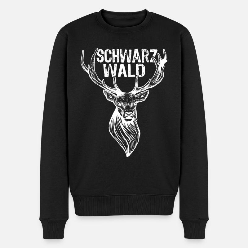 Schwarzwald Schwaben Schwarzwaldliebe Geschenk - Männer Premium Bio Pullover - Schwarz