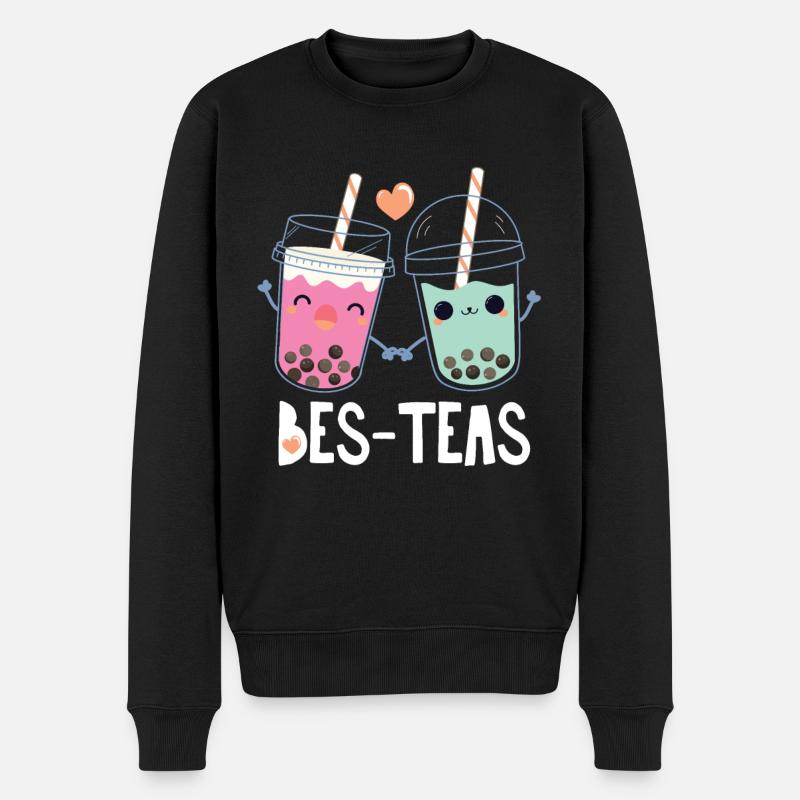 Bubble Tea - Pull Premium bio Homme - noir