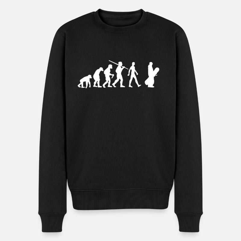 Snowboarder évolution snowboard - Pull Premium bio Homme - noir
