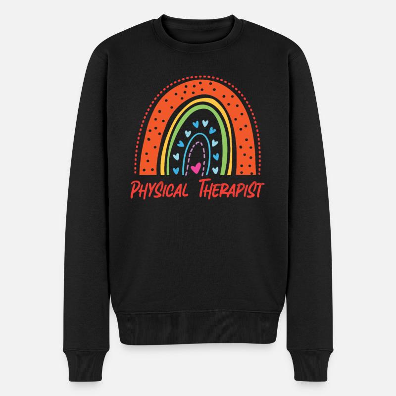 Physical Therapist Therapy - Männer Premium Bio Pullover - Schwarz