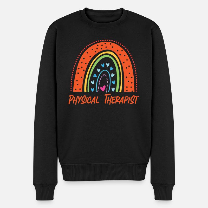 Physical Therapist Therapy - Männer Premium Bio Pullover - Schwarz
