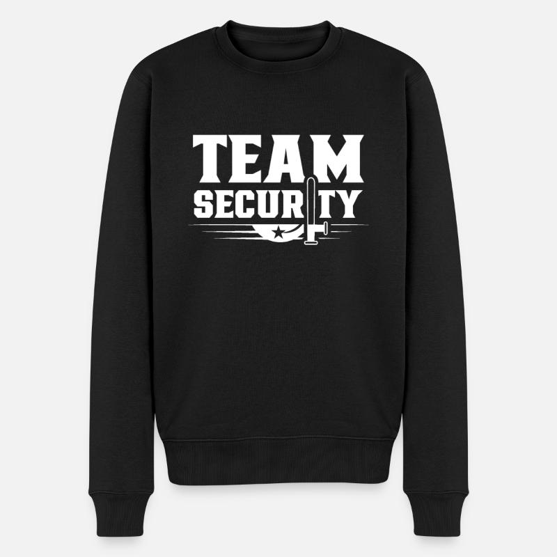 Team Security Security Security Security Guard - Men's Premium Organic Jumper - black