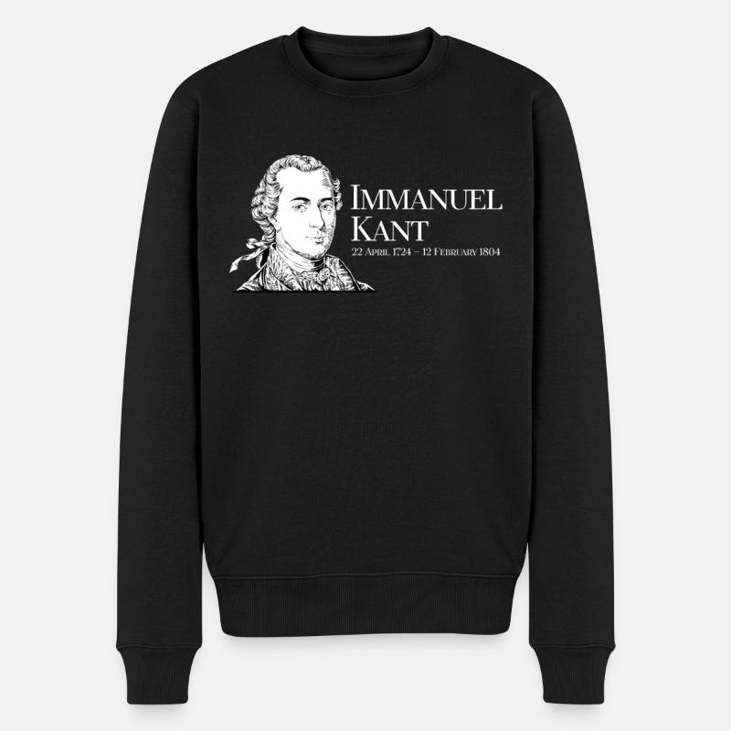 Emmanuel Kant - Pull Premium bio Homme - noir