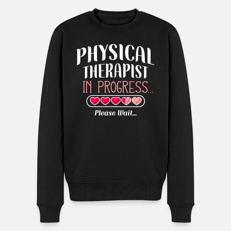 Future Physical Therapist Therapy - Männer Premium Bio Pullover - Schwarz